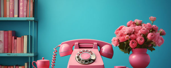 Téléphone rose